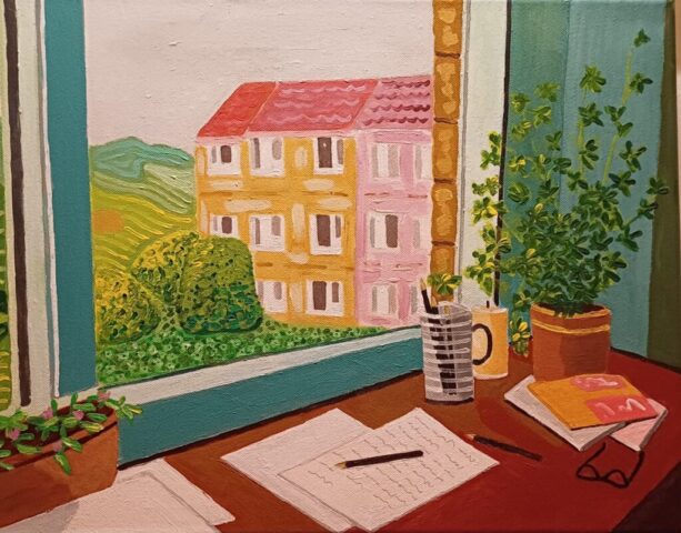 Interior with View I