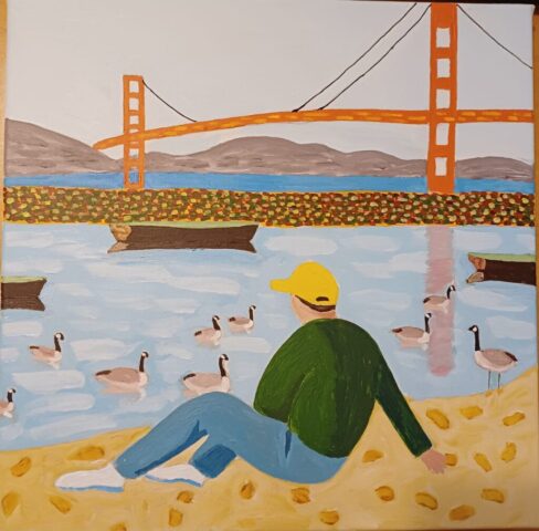 Sitting in San Francisco