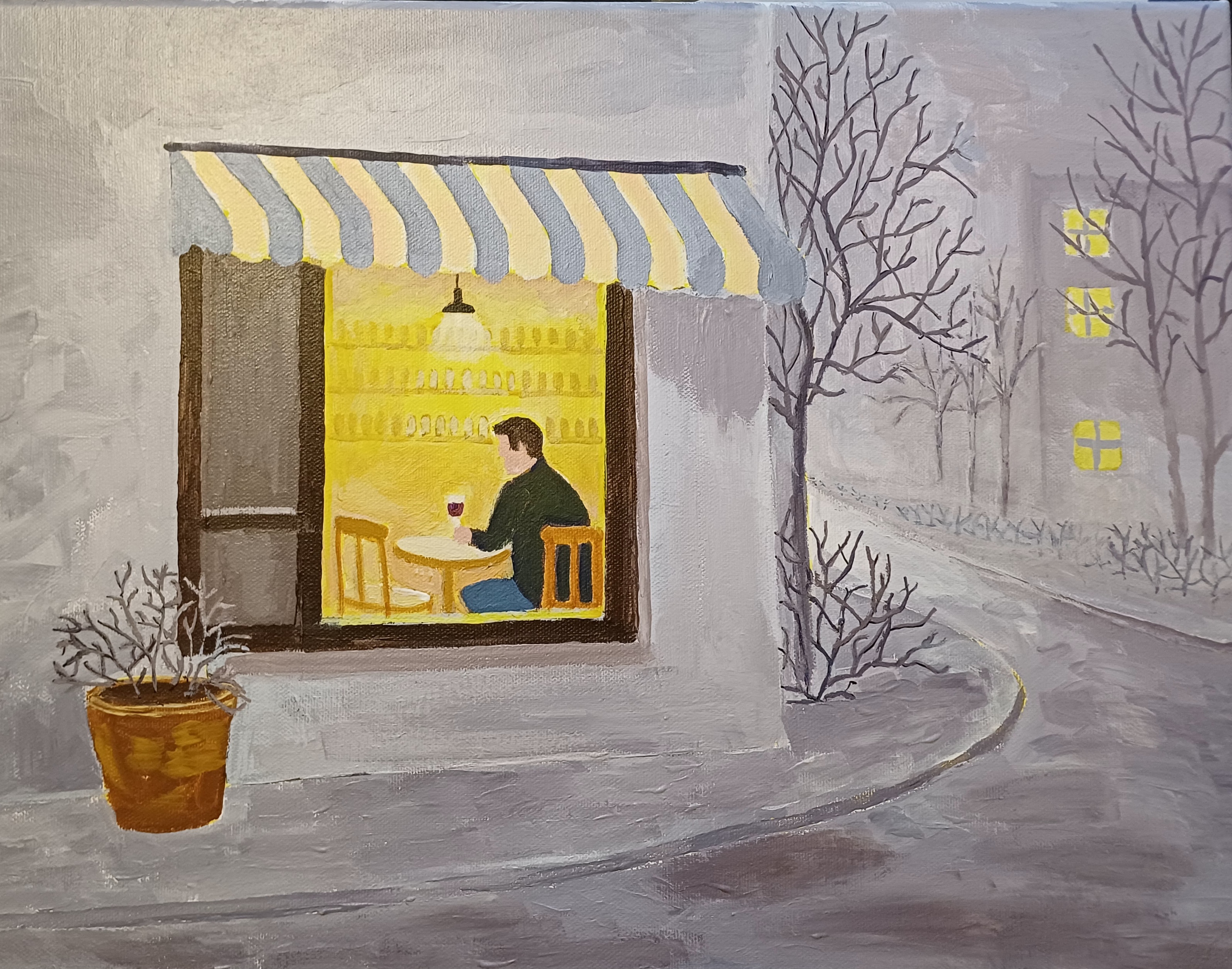 At the Neighborhood Café I